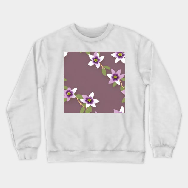 Floral Euphoria: Nature's Beauty Crewneck Sweatshirt by Sevendise